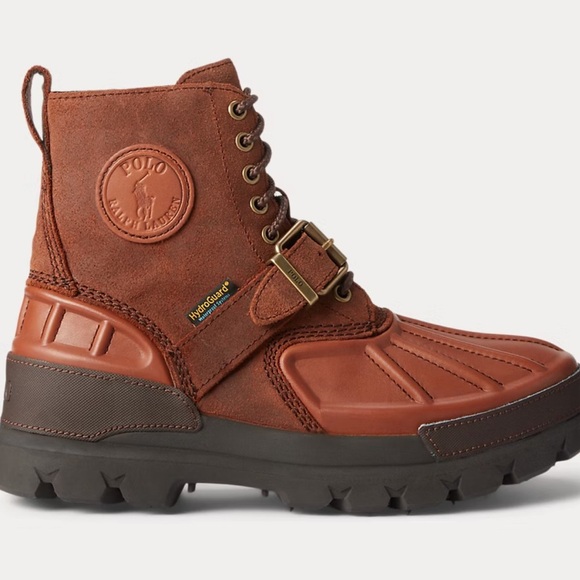 Polo Ralph Lauren Oslo High Waterproof Leather-Suede Boot Size 11 - Picture 10 of 10